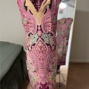 ECI Multicolor Paisley Dress